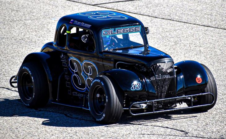 Tyler Dilegge practicing at New Hampshire Motor Speedway at Road Course World Finals
