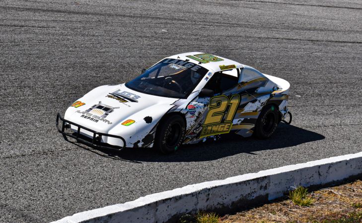 Madilyn Lange learning Veteran’s Motorplex at the Rim win her Bandolero