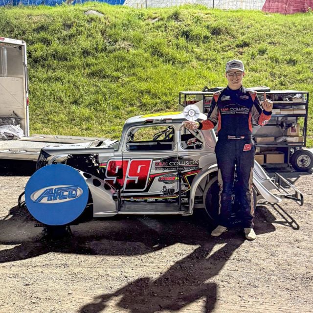 Spencer Bradshaw won the Round 2 race of the 2026 INEX Spring Nationals at Veterans Motorplex at the Rim. 