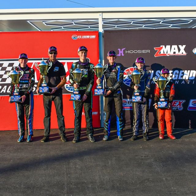 The 2026 Winter Nationals; Carson Sherman (O), Doug Stevens (M), Joel Smith (P), Preston Wrisley (SP), Case James (YL), and Maverick Bradshaw (B).