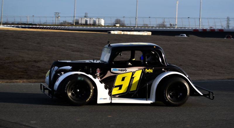 Andrew Patterson racing in Round 2 of Winter Heat