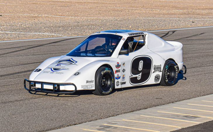 Keaton Harbison practicing his Bandolero during the 2023-24 Silver State Road Course Series.