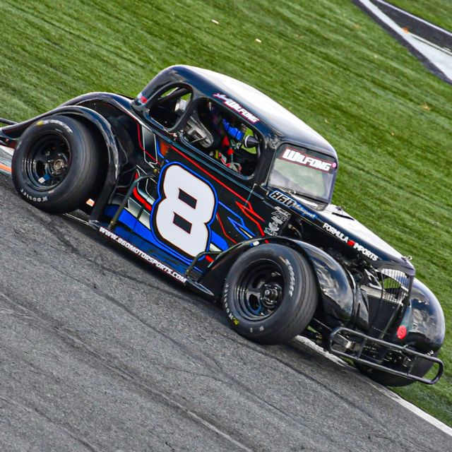 Wilfong qualifying at Charlotte Motor Speedway during the 2026 Cook Out Summer Shootout.