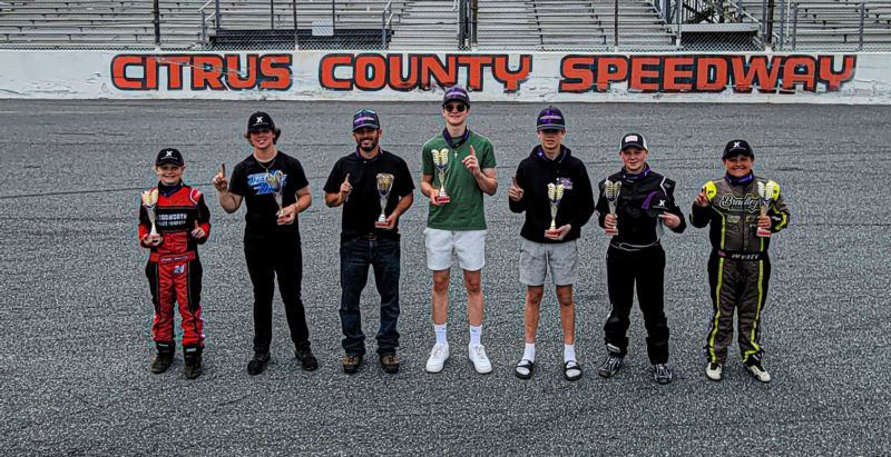 Champions L-R: Austin Bloodworth, Carson Haislip, Josh Mullins, Donovan Strauss, Gage Gilby, Jayden Johnson, and Wyatt Coffey. Not picture, Brexton Busch