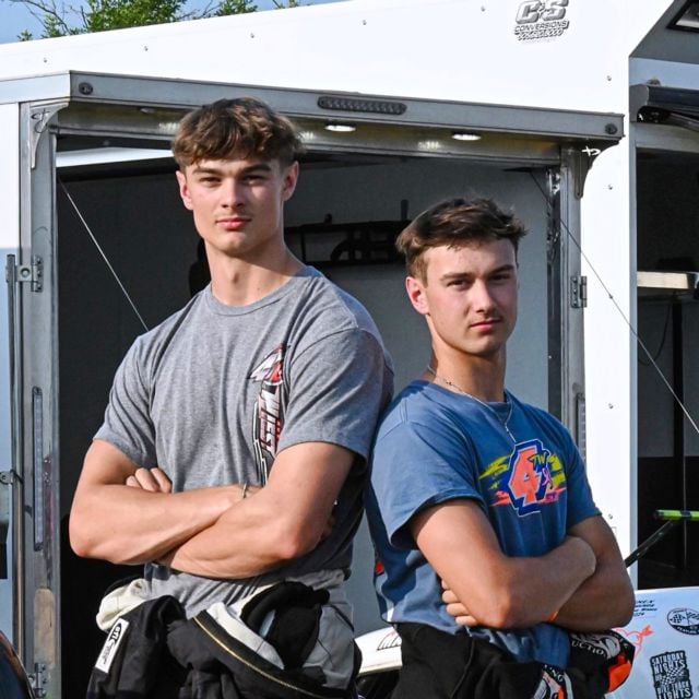 Gage (left) and Noah Madler (right).